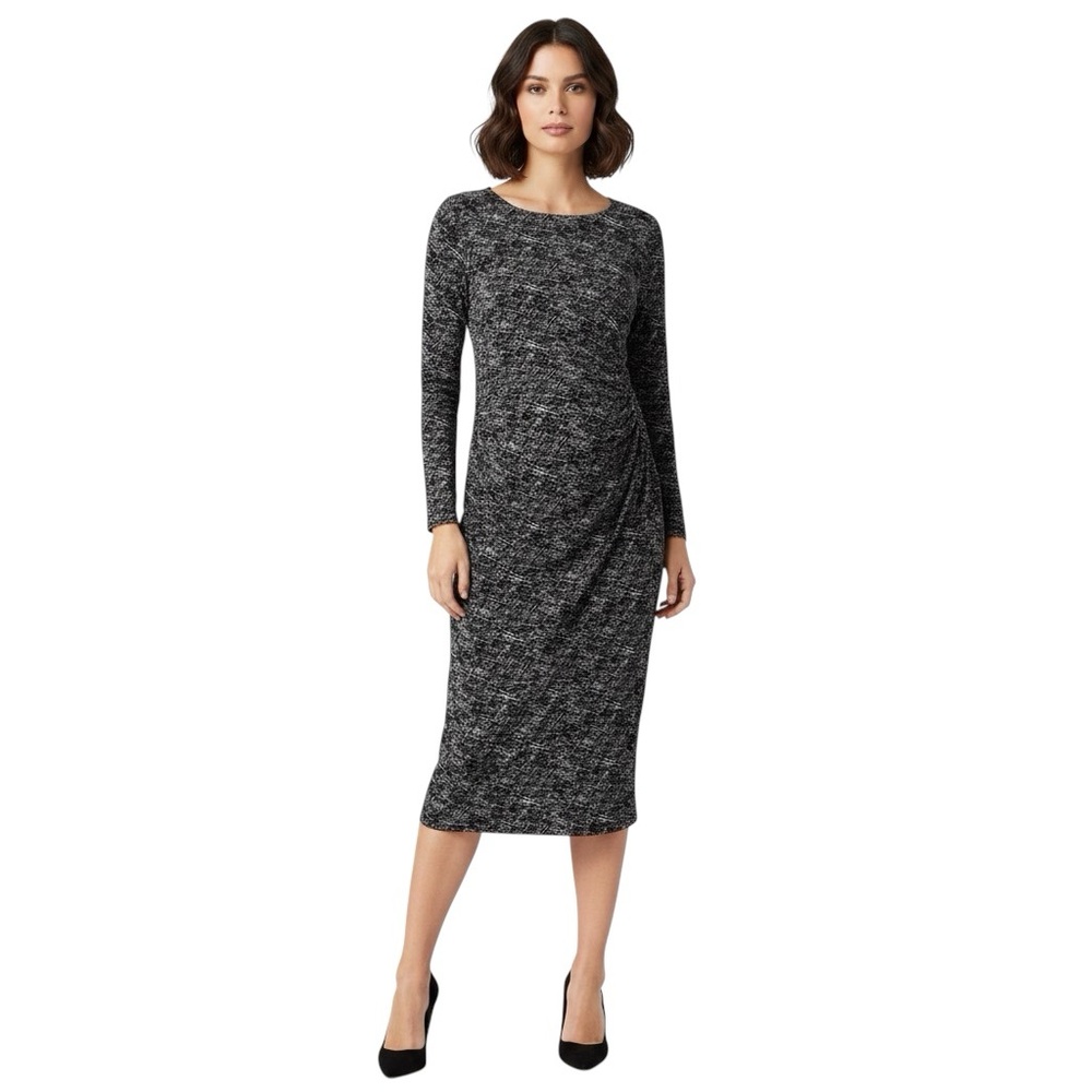 Ripe Maternity Black and White Dress Sz M